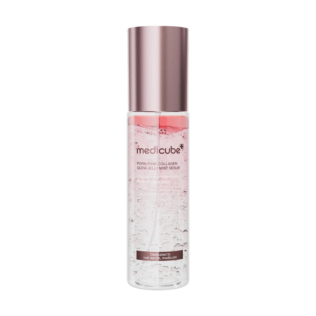 medicube PDRN Pink Collagen Glow Jelly Mist Serum, 100 ml packaging